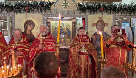 Божественная литургия в день памяти преподобномученика Кронида Радонежского